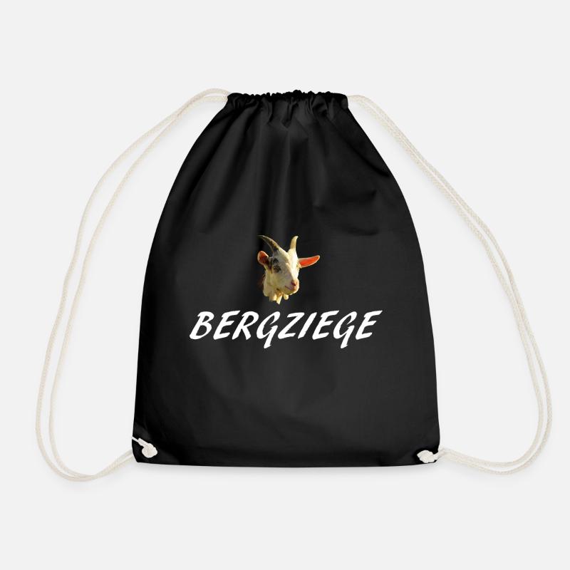 Bergziege - Turnbeutel - Schwarz