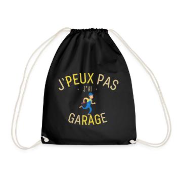 J'peux pas j'ai Garage - Sac de sport léger - noir - Devant