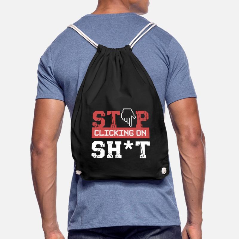Cybersecurity Hacker Programming Gift Idea Drawstring Bag