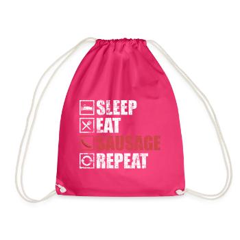 Saucisse - Sac de sport léger - fuchsia - Devant