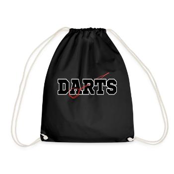 Darts Dart Dart Arrow - Drawstring Bag - black - Front
