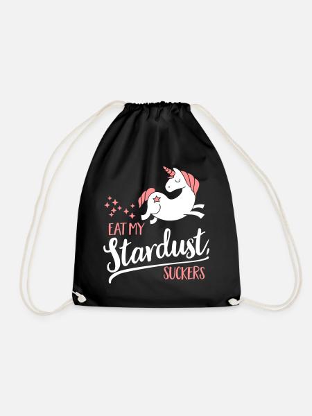 Eat my Stardust, Suckers - Drawstring Bag - black
