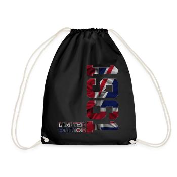 ÉDITION LIMITÉE ANGLETERRE 1961 65E ANNIVERSAIRE BRITANNIQUE - Sac de sport léger - noir - Devant