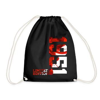 75TH BIRTHDAY 75TH ANNIVERSARY LIMITED EDITION 1951 - Drawstring Bag - black - Front