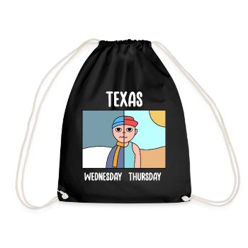La météo texane change le design pour la fierté - Sac de sport léger - noir - Devant