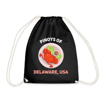 Delaware Fil-Am Design für stolze Pinoys - Turnbeutel - Schwarz - Vorne