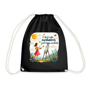 Oil Painting In Nature For Painters And Artists - Drawstring Bag - black - Front