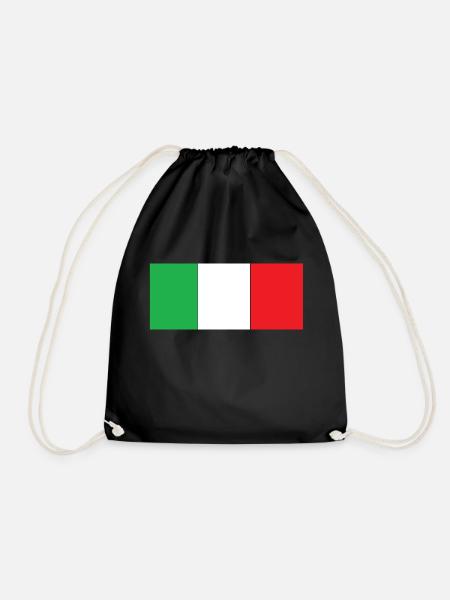 italia - Turnbeutel - Schwarz