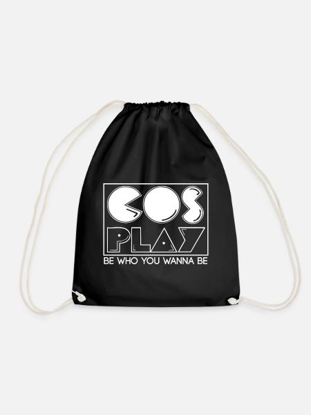 Fandom Cosplay Spruch - Turnbeutel - Schwarz