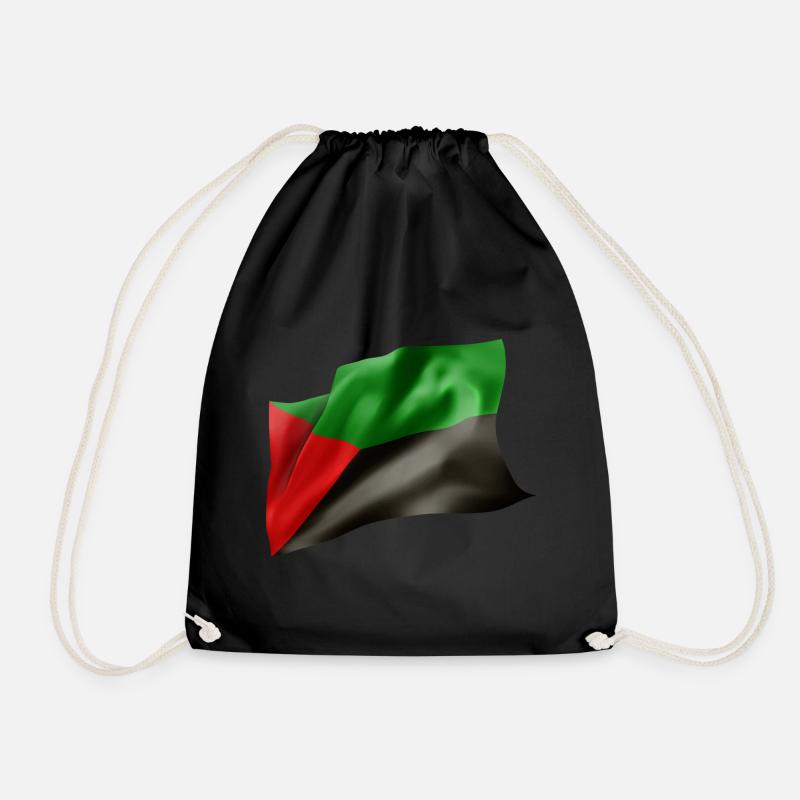 Martinique Drapeau Au Vent - Sac de sport léger - noir