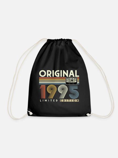 1995 Vintage Born Vintage Anniversaire Rétro - Sac de sport léger - noir
