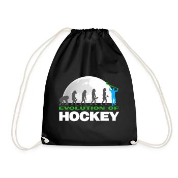 hockey feldhockey hockey-evolution fieldhockey - Turnbeutel - Schwarz - Vorne