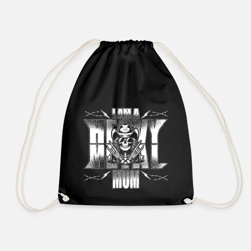 Heavy Metal Mum - Turnbeutel - Schwarz