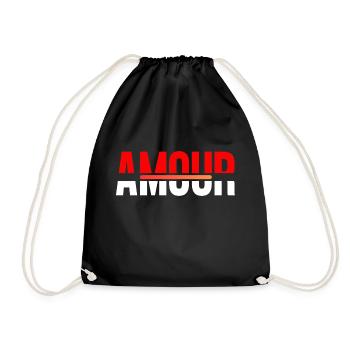 AMOUR - Sac de sport léger - noir - Devant