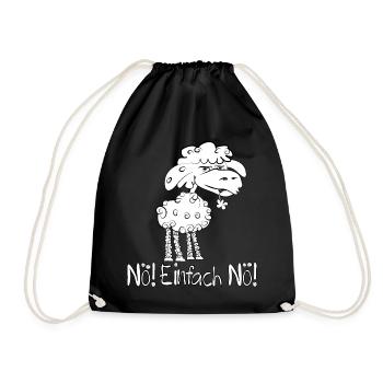 Je m’en fous. Je fais ce que je veux. - Sac de sport léger - noir - Devant