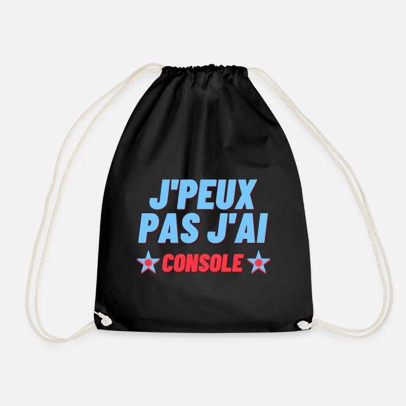 J Peux Pas J ai Console - Sac de sport léger - noir