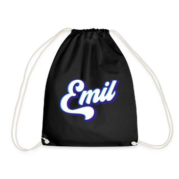 Emil | Couleurs changeantes - Sac de sport léger - noir - Devant