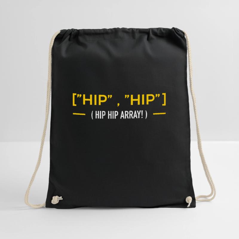 hip hip array Drawstring Bag