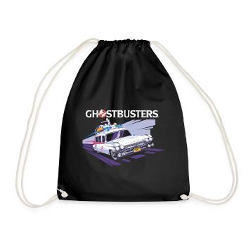Ghostbusters Ecto-1 - Turnbeutel - Schwarz - Vorne