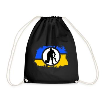 Field hockey hockey hockey hero hockey legend - Drawstring Bag - black - Front