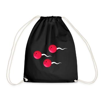 bowling bowlingkugel strike bowling-dna xxx - Turnbeutel - Schwarz - Vorne
