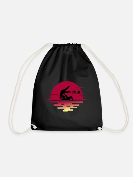 judo judoka dan ceinture noire hajime - Sac de sport léger - noir