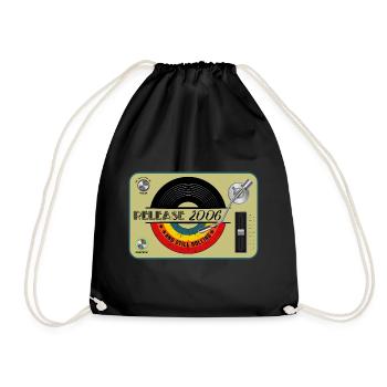 2006 birthday 16 years 16th anniversary retro release - Drawstring Bag - black - Front
