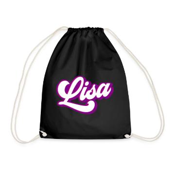 Lisa | Couleurs changeantes - Sac de sport léger - noir - Devant