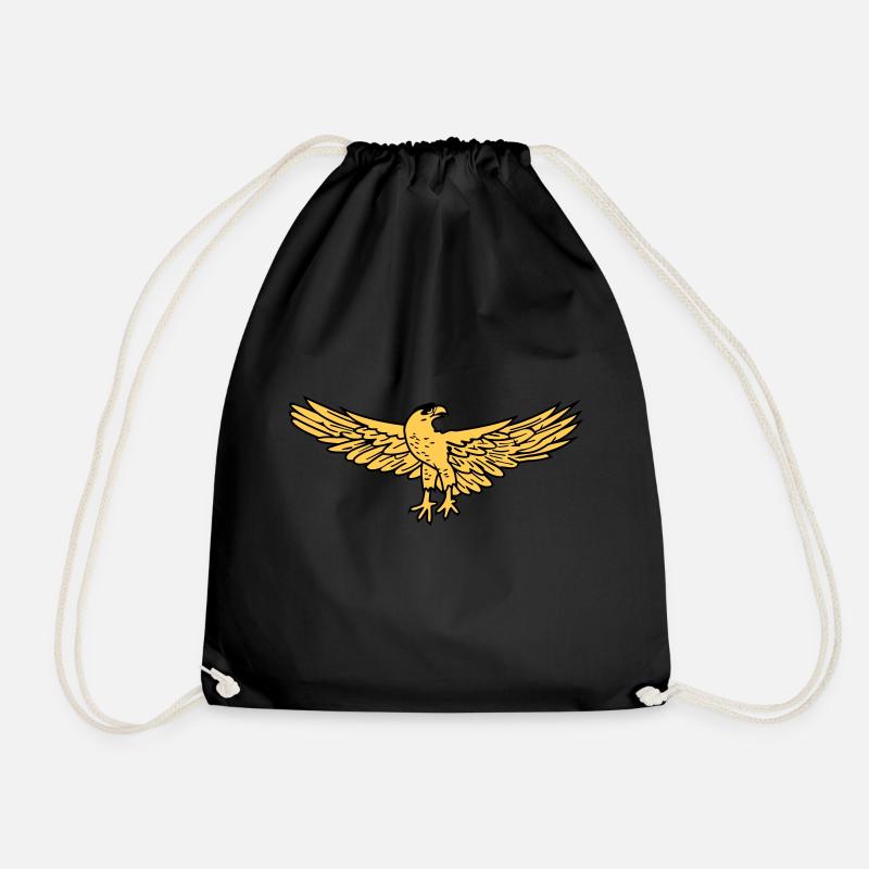 Eagle Rome SPQR - Drawstring Bag - black