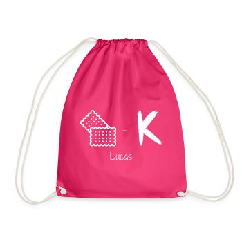 Rébus du prénom Lucas - Sac de sport léger - fuchsia - Devant