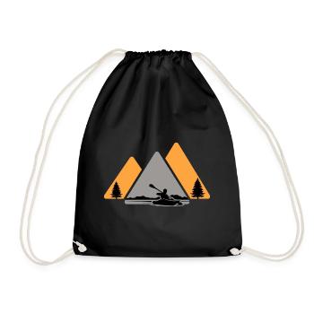 Kayak Kayak Kayak Tour en kayak Pagayer - Sac de sport léger - noir - Devant