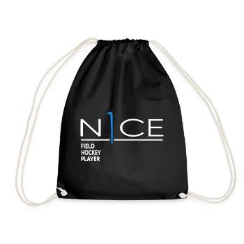 Field Hockey Hockey Player Hockey Club - Drawstring Bag - black - Front