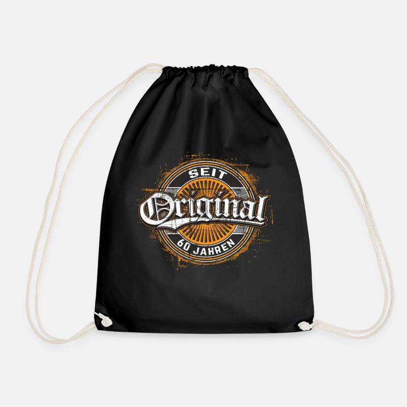 Geburtstag Original II seit 60 Jahren - Turnbeutel - Schwarz