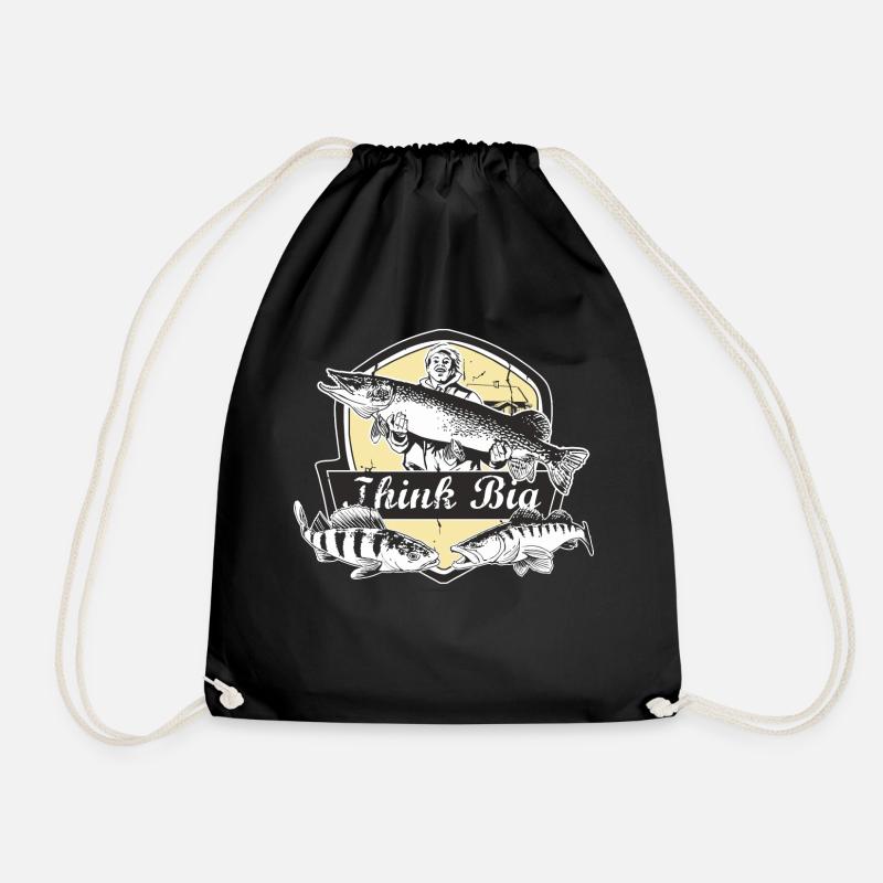 Angel Designs think big RAHMENLOS Geschenk - Turnbeutel - Schwarz