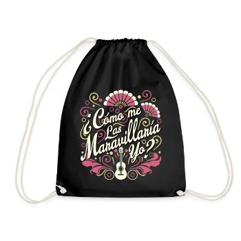 How I Would - Drawstring Bag - black - Front