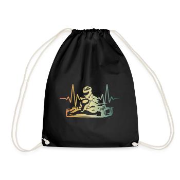 Kart Heartbeat Go-Kart Racer Go Kart - Sac de sport léger - noir - Devant