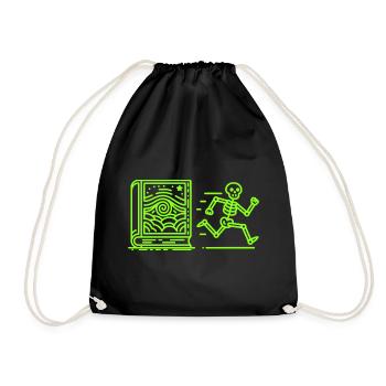 Free On Wednesday - Live more stress-free - Drawstring Bag - black - Front