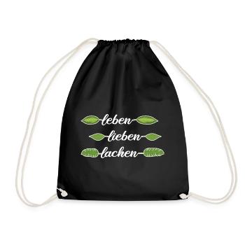 plantes naturelles pouce vert monstera - Sac de sport léger - noir - Devant