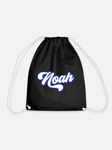 Noah | Farben änderbar - Turnbeutel - Schwarz