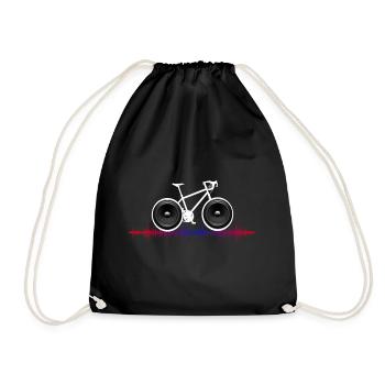 vélo rayon biker cyclisme vélo de route vélo vélo-proof - Sac de sport léger - noir - Devant