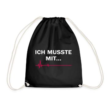 Trend holiday "a must" cool zero buck gift - Drawstring Bag - black - Front