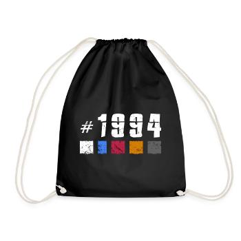 1994 Vintage Birthday Retro Anniversary "New Tibet" - Drawstring Bag - black - Front