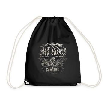 Biker Hell Riders California Chopper - Sac de sport léger - noir - Devant