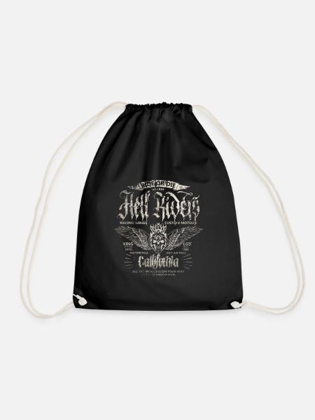 Biker Hell Riders California Chopper - Turnbeutel - Schwarz