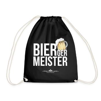 Biergermeister - das Amt für alle Hopfenfans - Turnbeutel - Schwarz - Vorne