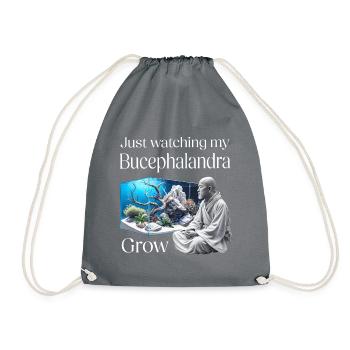 Zen et Bucephalandra – L’art de l’aquascaping - Sac de sport léger - gris - Devant