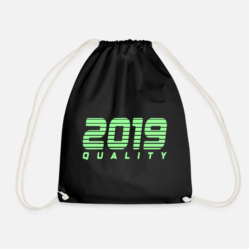 2019 quality | Farbe änderbar - Turnbeutel - Schwarz