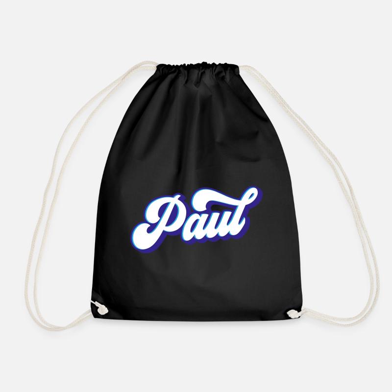 Paul | Farben änderbar - Turnbeutel - Schwarz