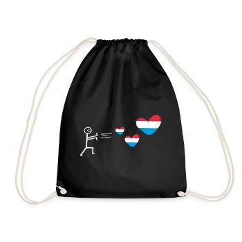 pays-bas hollande amour hollandais oranje néerlandais - Sac de sport léger - noir - Devant