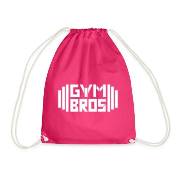 Gym Bros - Turnbeutel - Fuchsia - Vorne